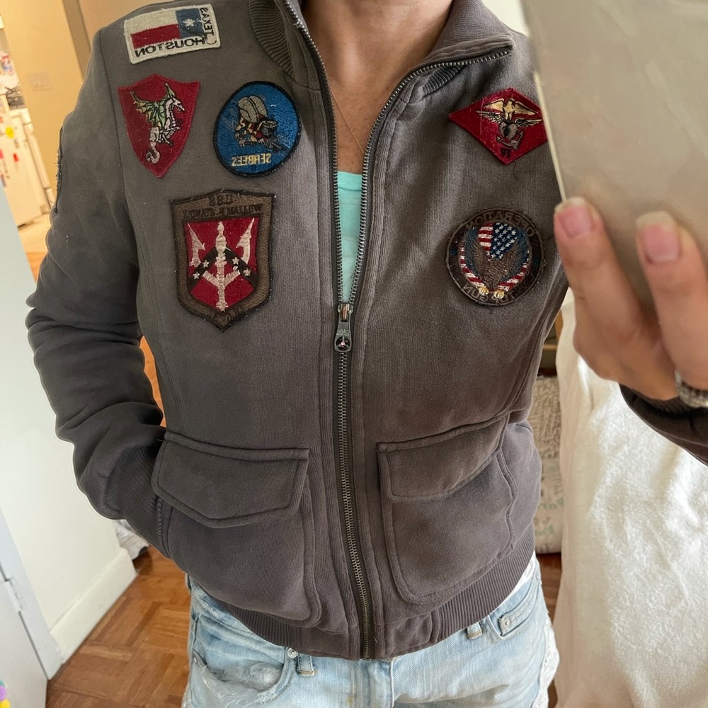 Miss top gun sweater jacket